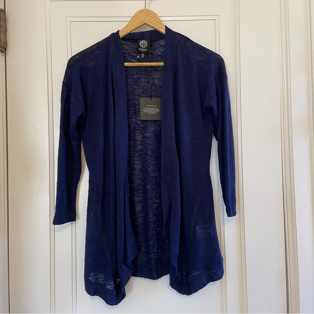 Bobeau open cardigan